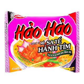 8 GÓI Mì Hảo Hảo hương vị sa tế hành tím gói 75g