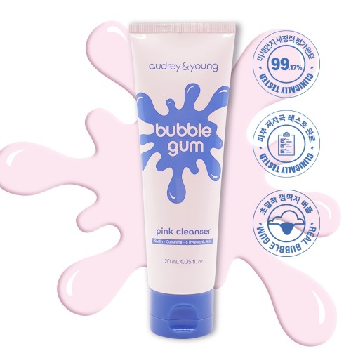 Audrey&young Bubble Gum Pink Cleanser 120ml