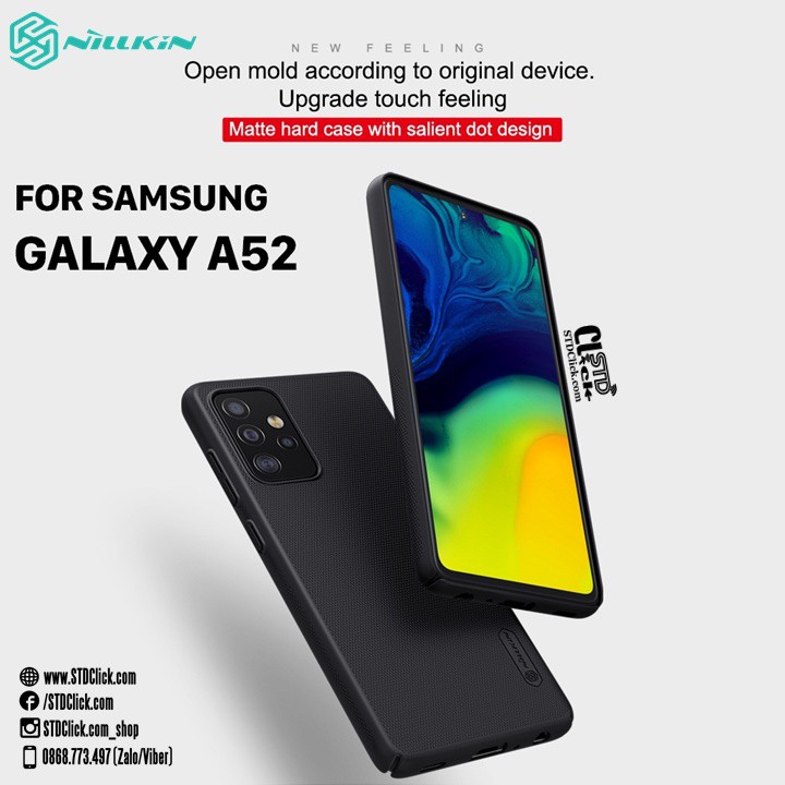 ỐP LƯNG SAMSUNG GALAXY A52 - A52 5G NILLKIN NHỰA CỨNG CHÍNH HÃNG [NEW SALEOFF]