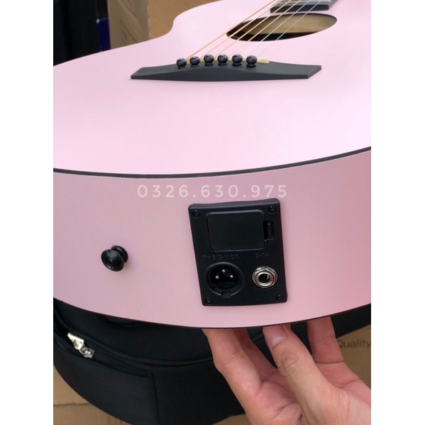 Đàn Guitar Enya X1P màu hồng - Tặng bộ phụ kiện chính hãng