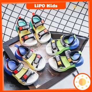 Sandal Cho Bé Trai Bé Gái Pha Màu Ombre Bắt Mắt- Dép Sandal Thoáng Chân Thoải Mái