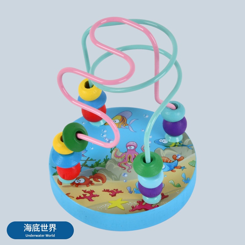 Đồ Chơi Hạt Gỗ mini Nhiều Màu Sắc Giáo Dục Sớm Cho Bé MY00245