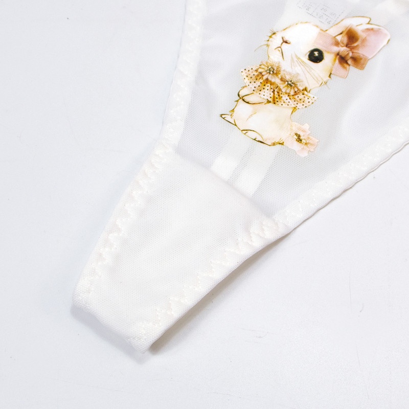 Quần lót Varsbaby N135 siêu mỏng nhẹ thoáng khí hình chú thỏ thời trang cho nữ