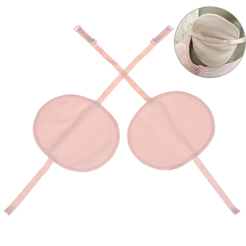 [Hàng mới về] Set 2 Miếng Đệm Thấm Hút Mồ Hôi Vùng Nách Có Thể Vệ Sinh Sạch Sẽ An Toàn Tiện Dụng