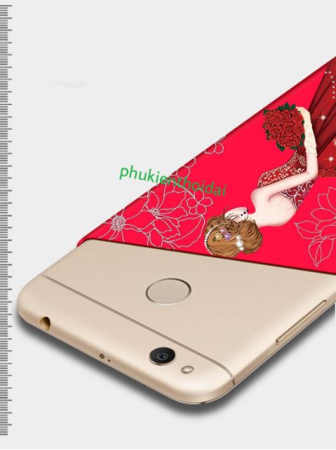 Xiaomi Redmi 4x ốp lưng 4D in hình dễ thương cao cấp