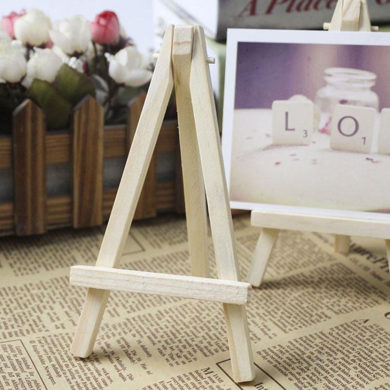 Giá gỗ đỡ điện thoại, tranh mini tiện lợi