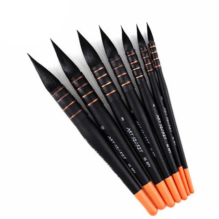 Cọ mop Art Secret 65 RPY lông sóc size 1/2/4/6/8. Cọ vẽ đầu lông ngậm nước tốt dùng cho vẽ tranh màu nước