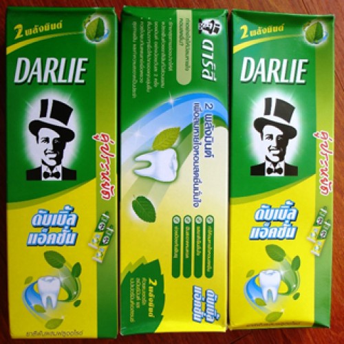 Kem đánh răng Darlie Thái Lan hộp 2 tuýp mỗi tuýp 170g