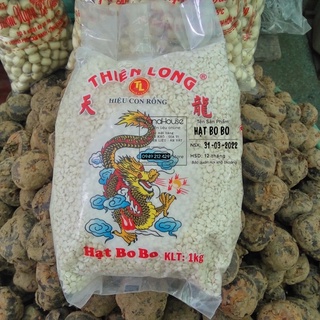 50g Hạt Bo Bo Nếp thương hiệu Thiên Long - Long An nấu chè sâm bổ lượng/ cháo/ Hầm