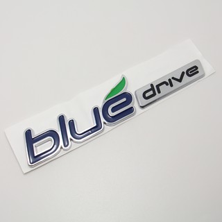 1 X Miếng Dán Logo ABS Màu Xanh Dương Trang Trí Nắp Thùng Xe Hơi
