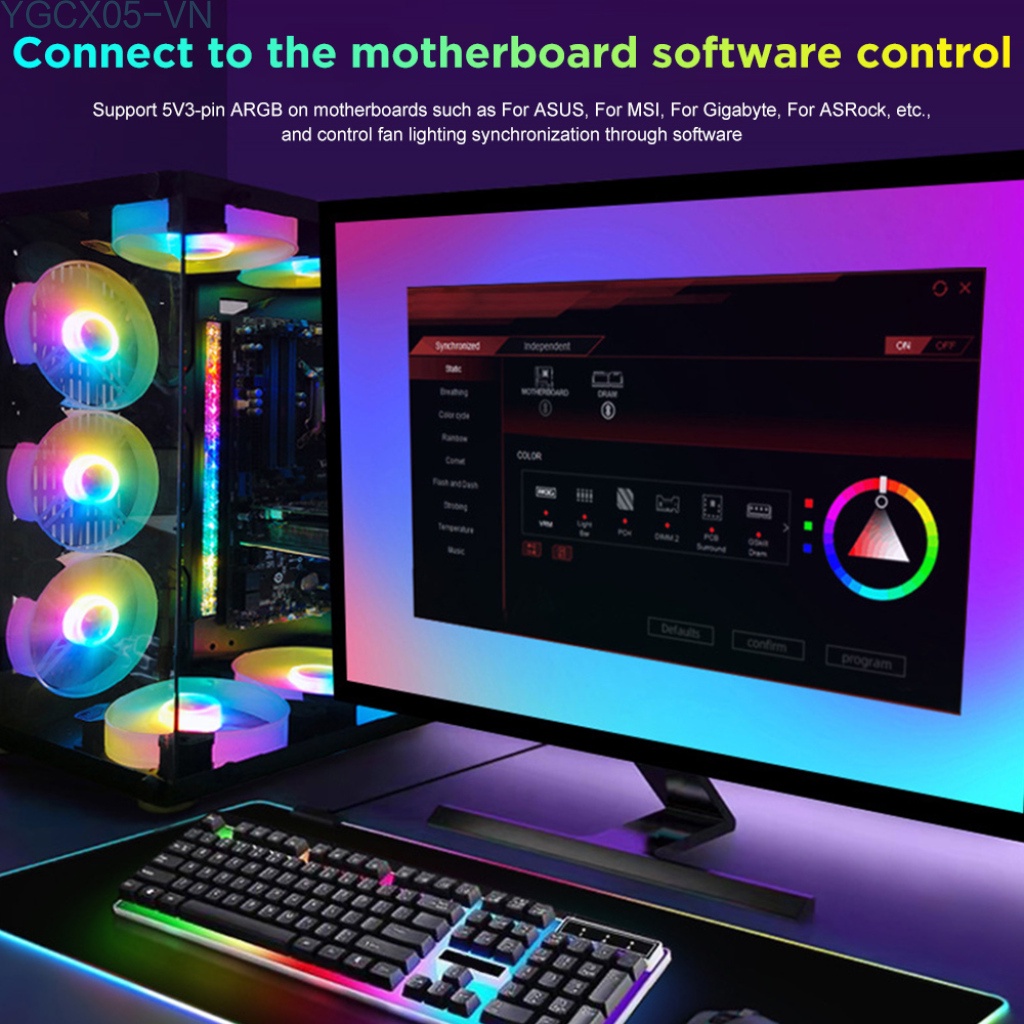 Quạt Tản Nhiệt Cpu Coolmoon X400 4pin Sata 4 Ống Đồng 5v 3pin Argb Cho Intel / Amd | BigBuy360 - bigbuy360.vn