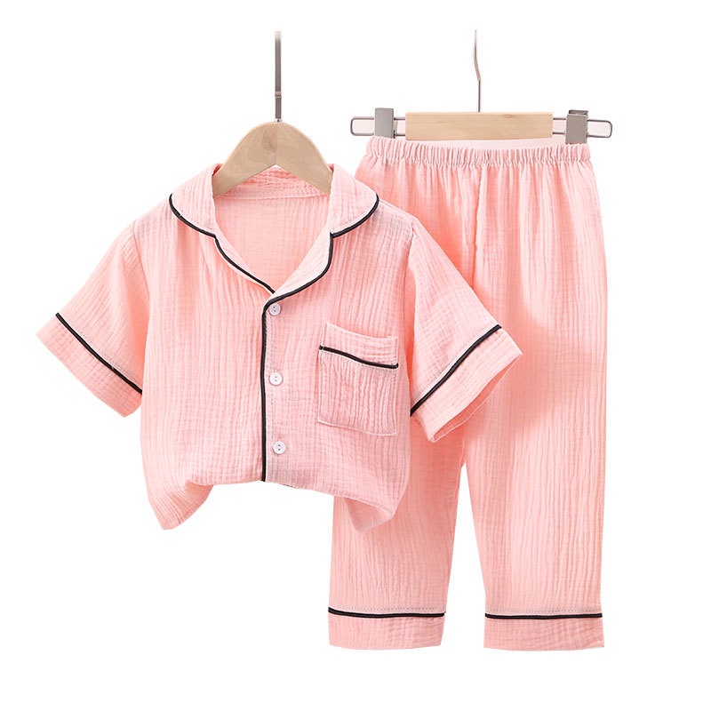 Bộ Ngủ Pijama đũi Cộc Tay Minky Soon Bé TRai Và Bé Gái Chất Đũi Mềm Mịn Cho Bé Từ 5-28kg