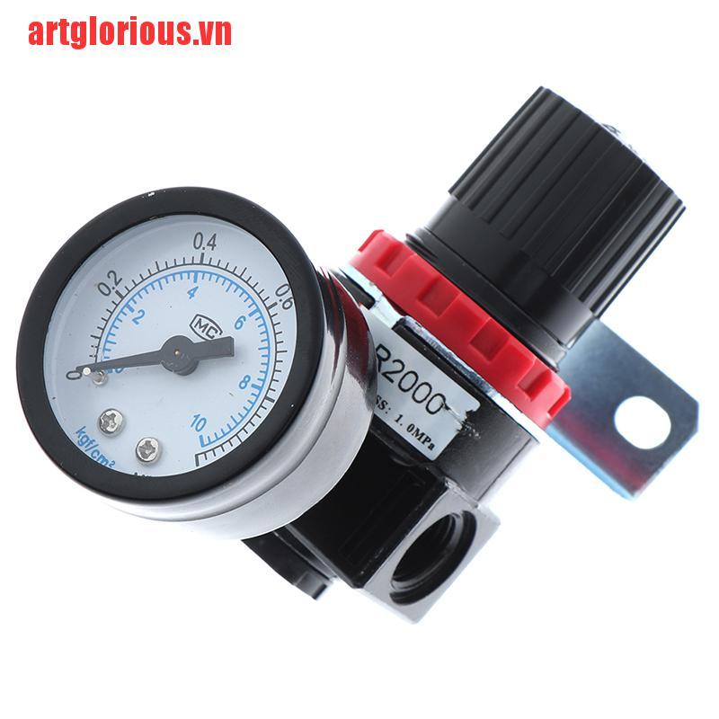 【artglorious】AR2000 Air Control Compressor Pressure Gauge Relief Regulating Reg