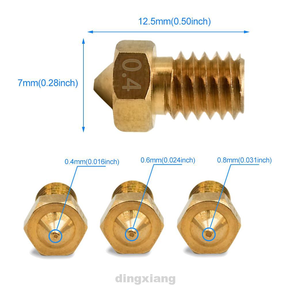 Phụ Tùng Vòi Phun 1.75mm Cho Máy In 3d E3D V6 | WebRaoVat - webraovat.net.vn