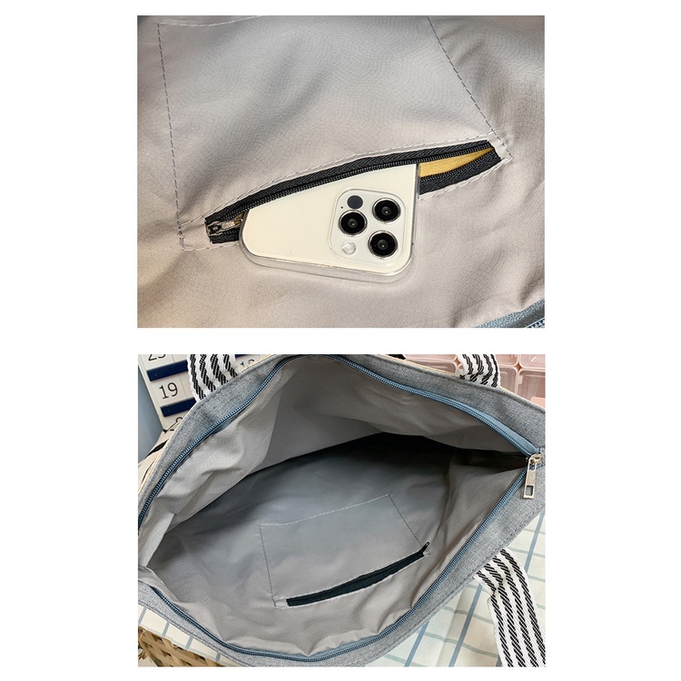 Bộ sưu tập Túi tote hình Mickey phong cách Hàn quốc, túi vải nữ đeo vai Túi tote túi vải canvas phong cách Hàn Quốc