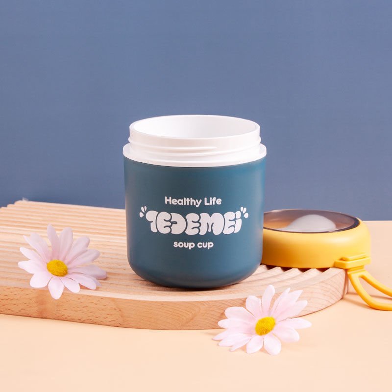 Bình Ủ Cháo Giữ Nhiệt TEDEMEI 530ml Kèm Thìa Trữ Thức Ăn Cho Bé