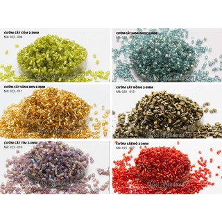 Cườm cắt 2-3mm gói 80g
