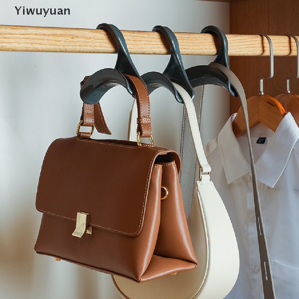 &lt; Yiwuyuan &gt; Móc Treo Túi Xách Tay Cầm Xách Tay Đa Năng Sắp Xếp Gọn Gàng Cho Tủ Quần Áo Sa