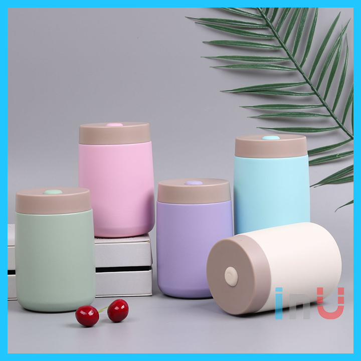 HCM - Bình giữ nhiệt lõi chân không kiểu Hàn Quốc ủ cháo, đựng canh 350ml