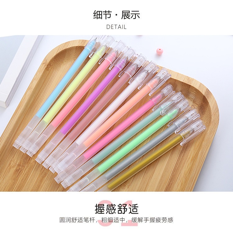 1 Bút Gel Kích Thước Lớn Nhiều Màu Sắc Bắt Mắt Sành Điệu
