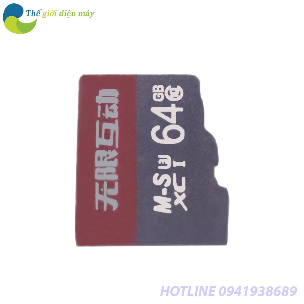 Thẻ nhớ Memory Card 64GB U3 Class 10 - Bảo hành 5 Năm - Shop Thế Giới Điện Máy 21