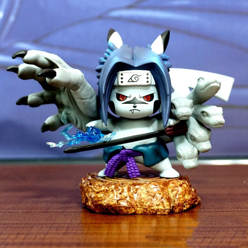 Mô Hình Nhân Vật Pikachu Naruto Trang Trí Bánh Kem