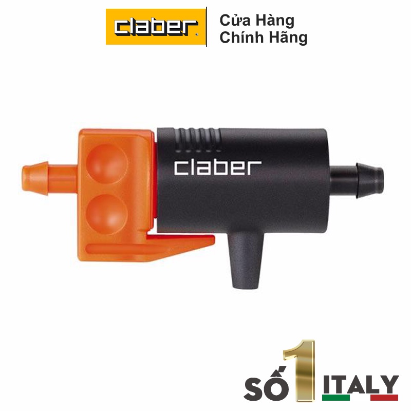 Đầu Tưới Nhỏ Giọt Liền Trục 0-6 l/h, 1 bịch = 50 cái, 99217 Claber - Italy