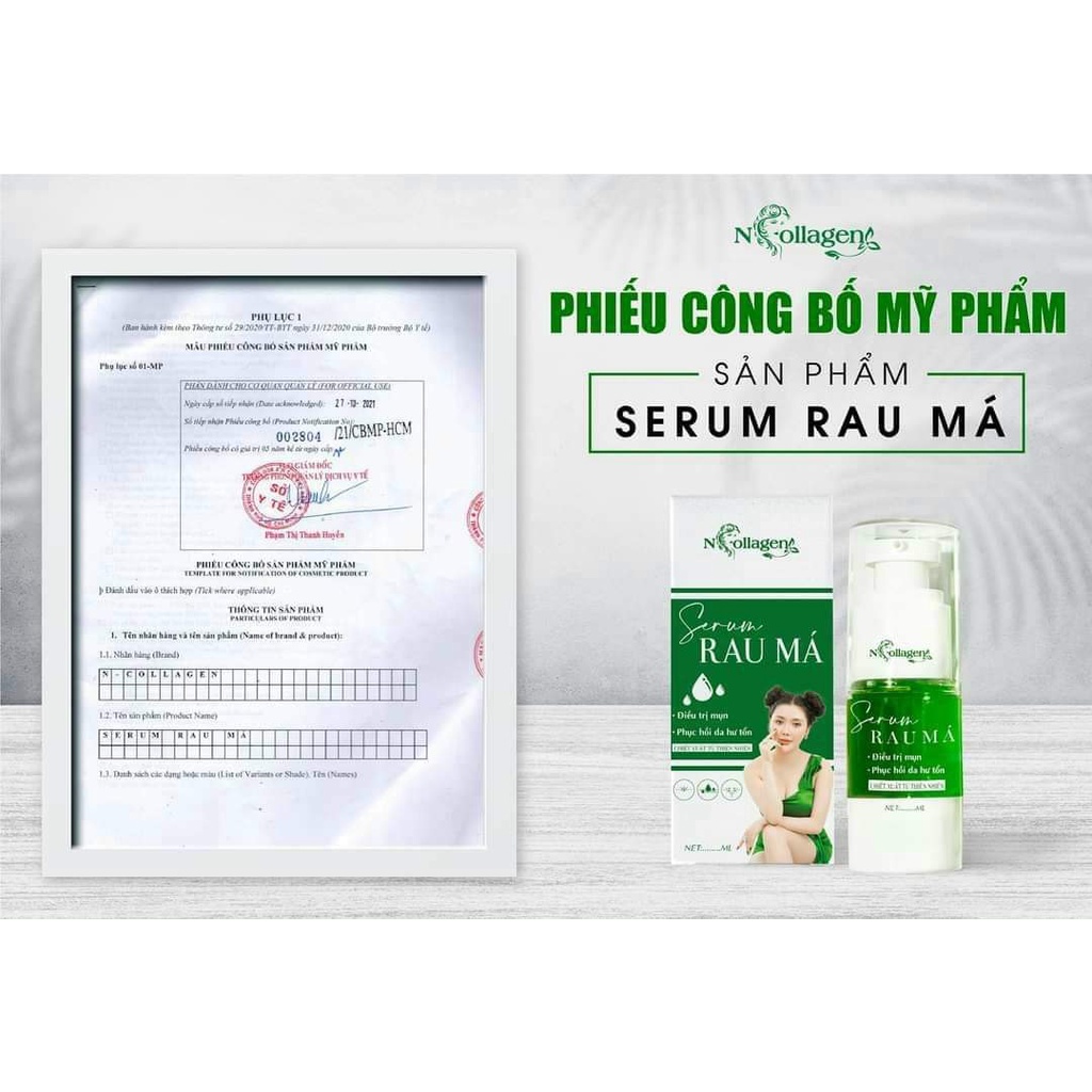Serum Chấm Mụn Rau Má Ncollagen