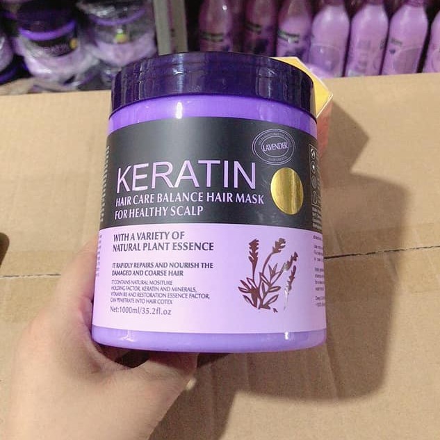 KEM Ủ TÓC, HẤP TÓC KERATIN siêu mượt tóc hũ 1000ml