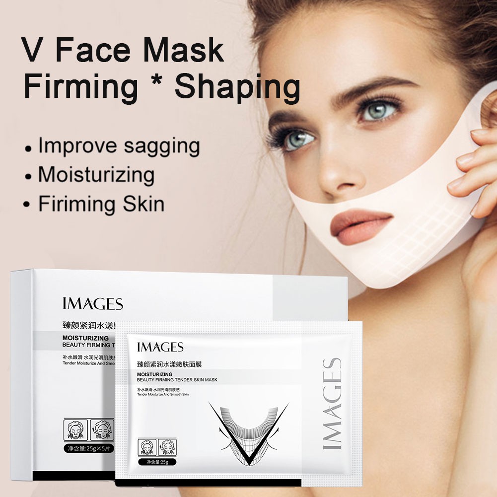 Mặt nạ đeo cằm dưỡng ẩm trẻ hóa làn da cho gương mặt thon gọn Vline | BigBuy360 - bigbuy360.vn