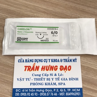 Chỉ phẫu thuật nylon cpt 6/0
