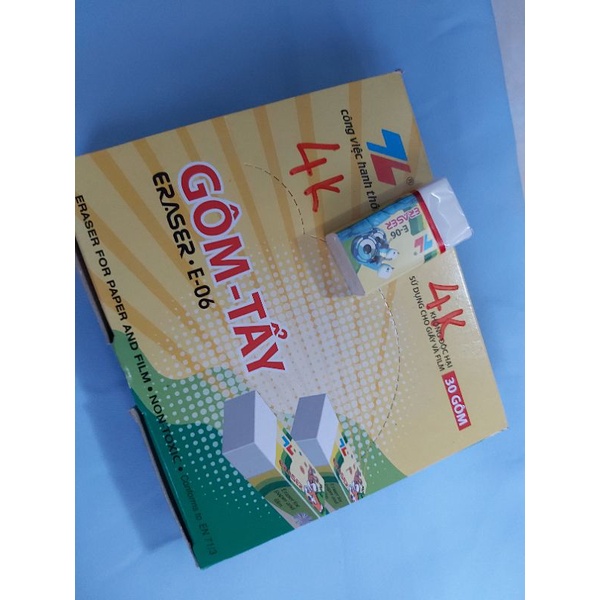 Gôm tẩy Thiên Long E-06