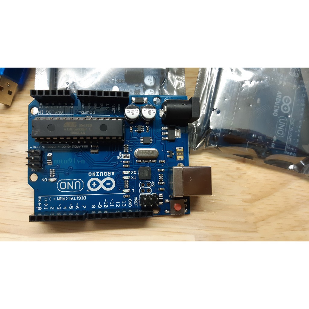 Arduino UNO R3 DIP (chíp cắm - có kèm cáp) 95