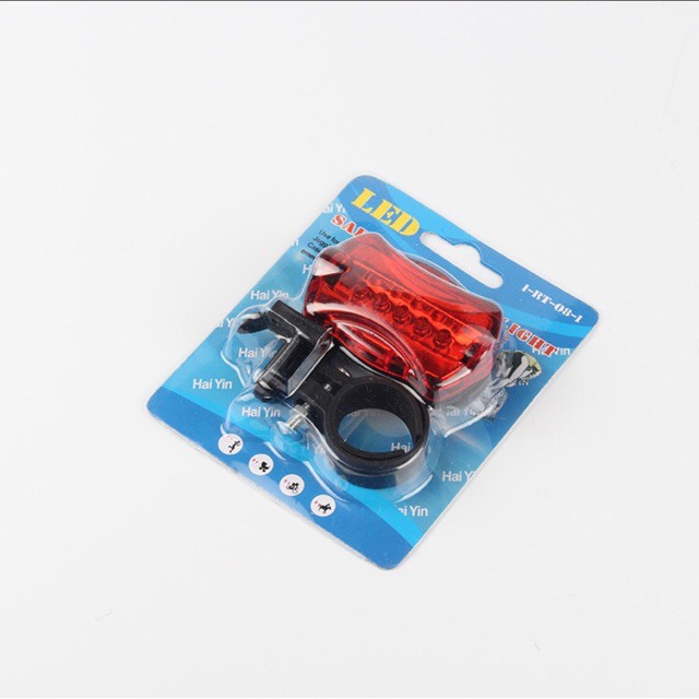 Đèn hậu xe đạp 5 led chống nước + 2 PIN | BigBuy360 - bigbuy360.vn