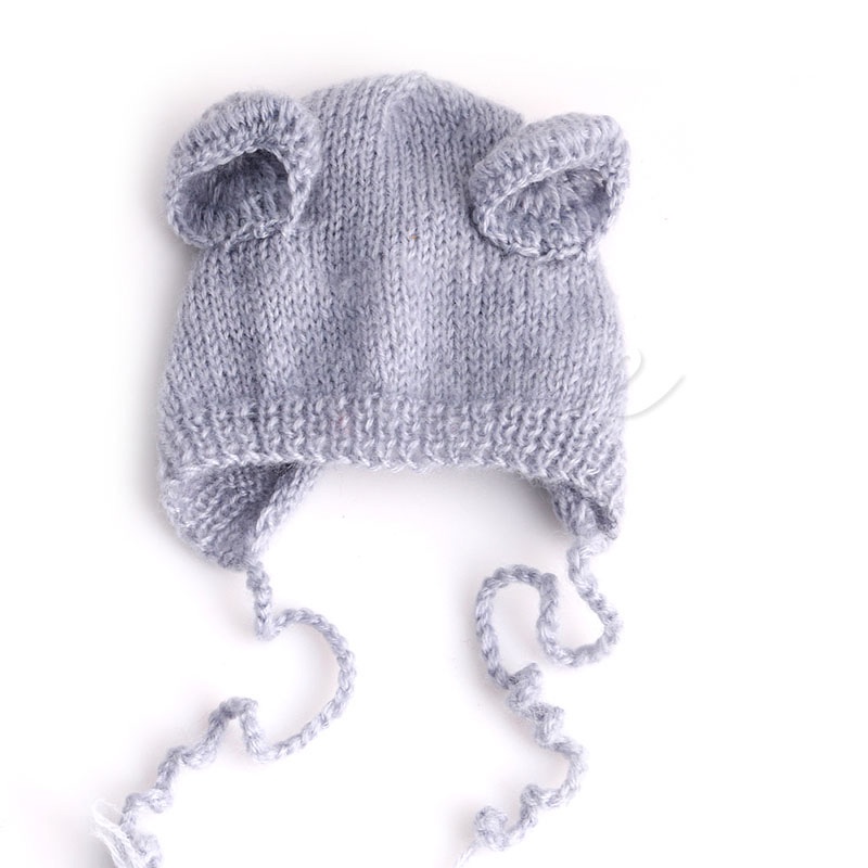 Mũ beanie Trùm Đầu Màu Sắc Trơn Thời Trang Thu Đông Cho Bé