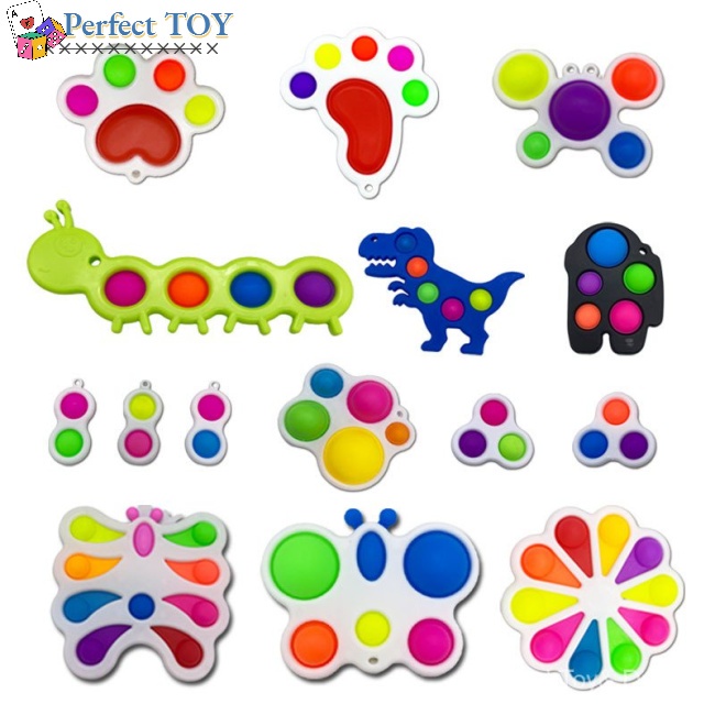Set đồ chơi bóp bong bóng giảm căng thẳng cho trẻ nhỏ PS