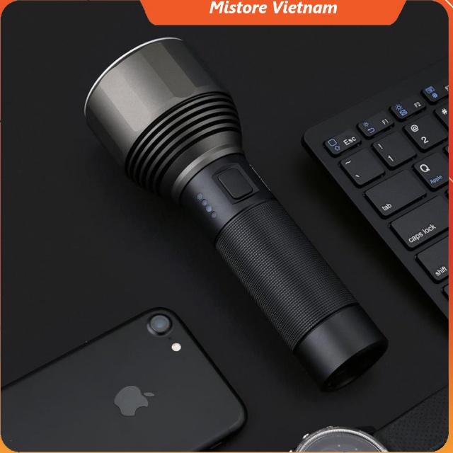 Đèn pin cầm tay Xiaomi NexTool XHP50.2 2000lm 6500K Chiếu xa 380m cổng sạc USB-C ZES0417