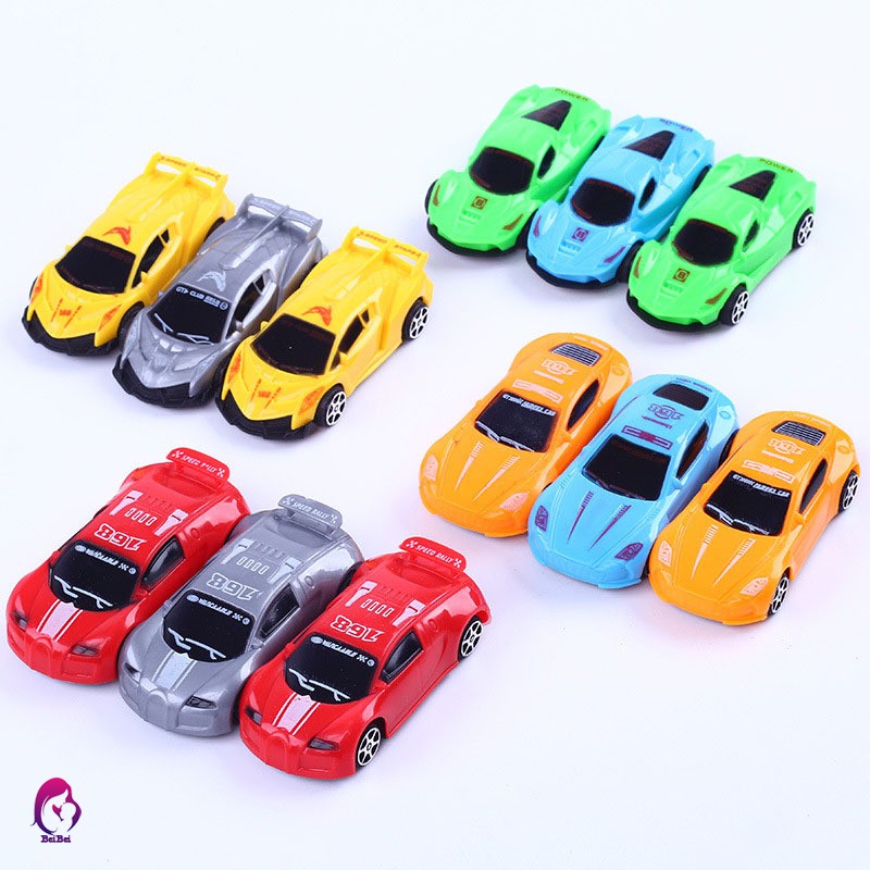 Bộ 12 mô hình đồ chơi xe hơi mini sáng tạo cho trẻ