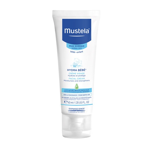 Kem Dưỡng Da Mặt Cho Trẻ Sơ Sinh &amp; Em Bé Da Thường Mustela 40ml