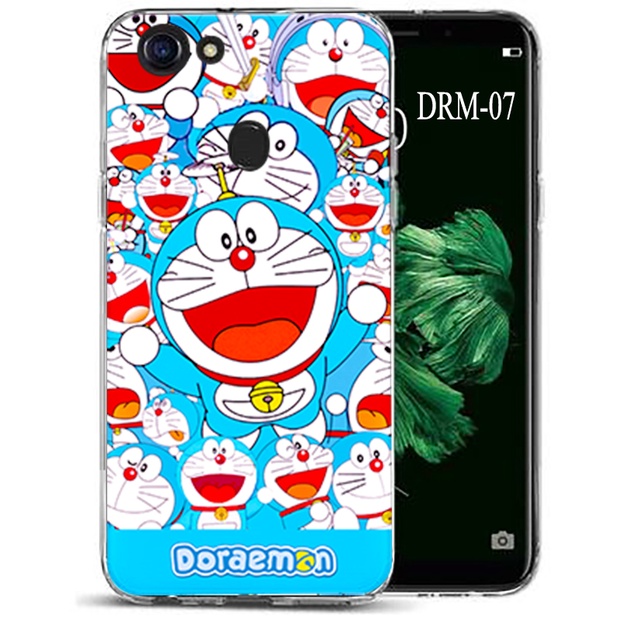 Ốp lưng Oppo F5 dẻo in hình Doraemon