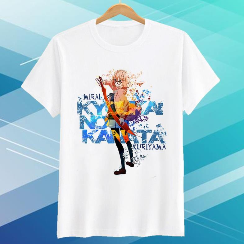 Áo thun Kyoukai no Kanata mẫu Mirai Kuriyama