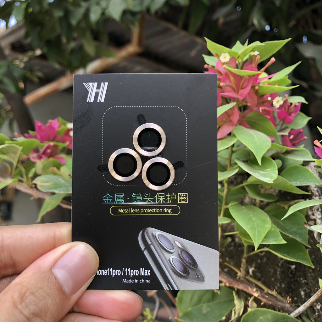 Vòng Bảo Vệ Camera IP 11Pro/ 11Pro Max (Bộ 3 Vòng) - Hạn Chế Vân Tay Và Mờ Camera