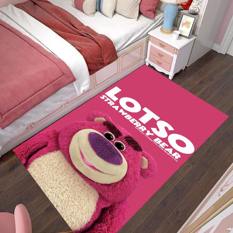 Thảm Lót Sàn Phòng Khách / Phòng Ngủ Hình Gấu Dễ Thương