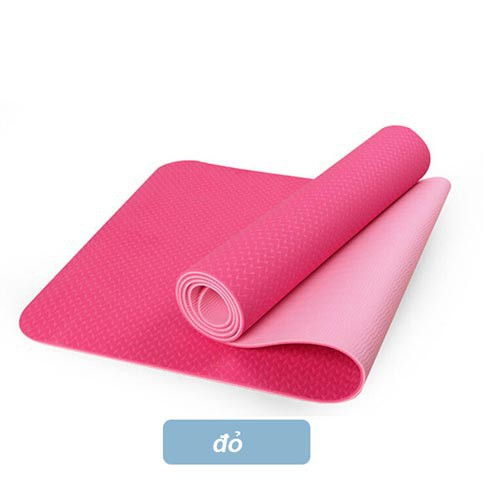 Thảm tập Yoga 2 lớp nhập khẩu Đài Loan thiết kế hai mặt trước sau