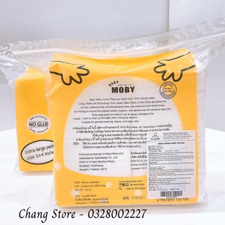 Bông Miếng Đa Năng Cỡ Lớn Moby Baby ( 100 miếng)