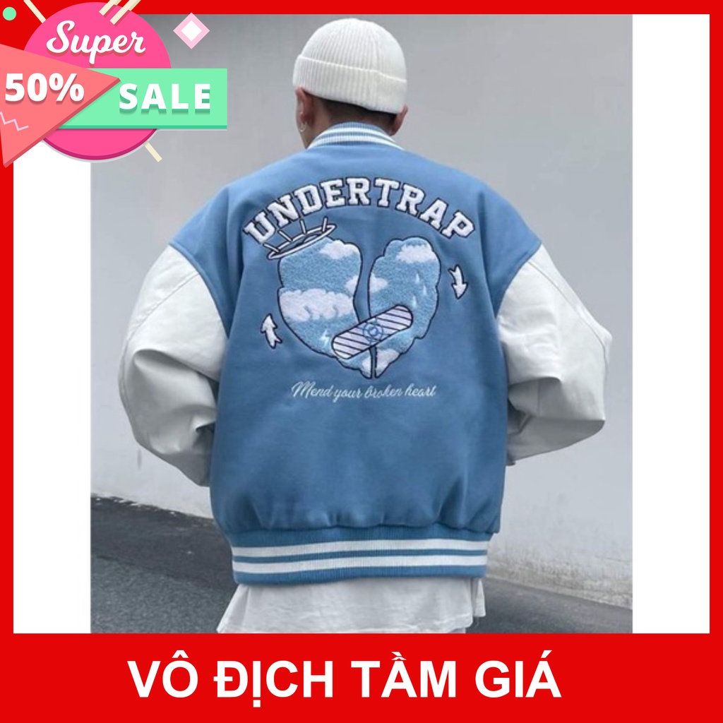 Áo Bomber Jacket Nỉ Lót nỉ Ngoại Hình in UNDERTRAP [nam nữ mặc ] hoodie1996 | WebRaoVat - webraovat.net.vn