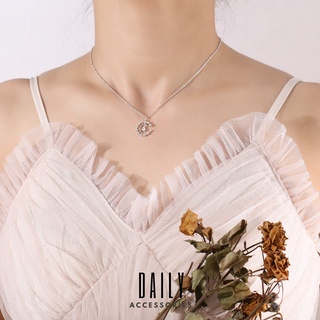 Dây chuyền hình mặt trăng - Vòng cổ hình mặt trăng tiếu thư Daily Accessories
