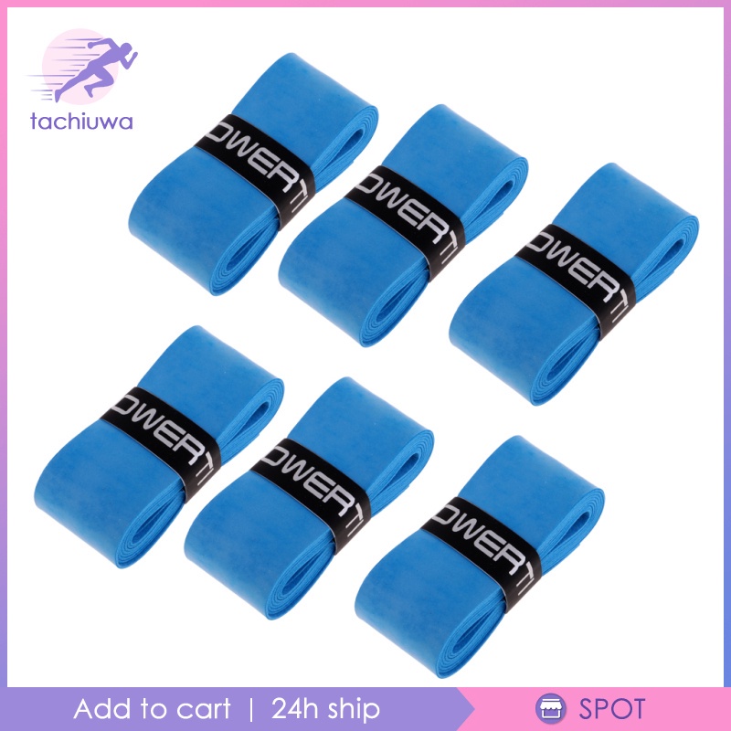 Set 6 Băng Quấn Cán Vợt Cầu Lông / Tennis Màu Đen