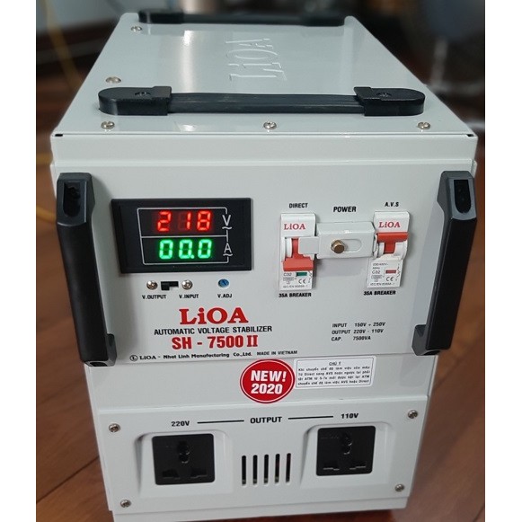 Ổn áp 1 pha LiOA SH-10000 II NEW2020- HANG CHÍNH HÃNG