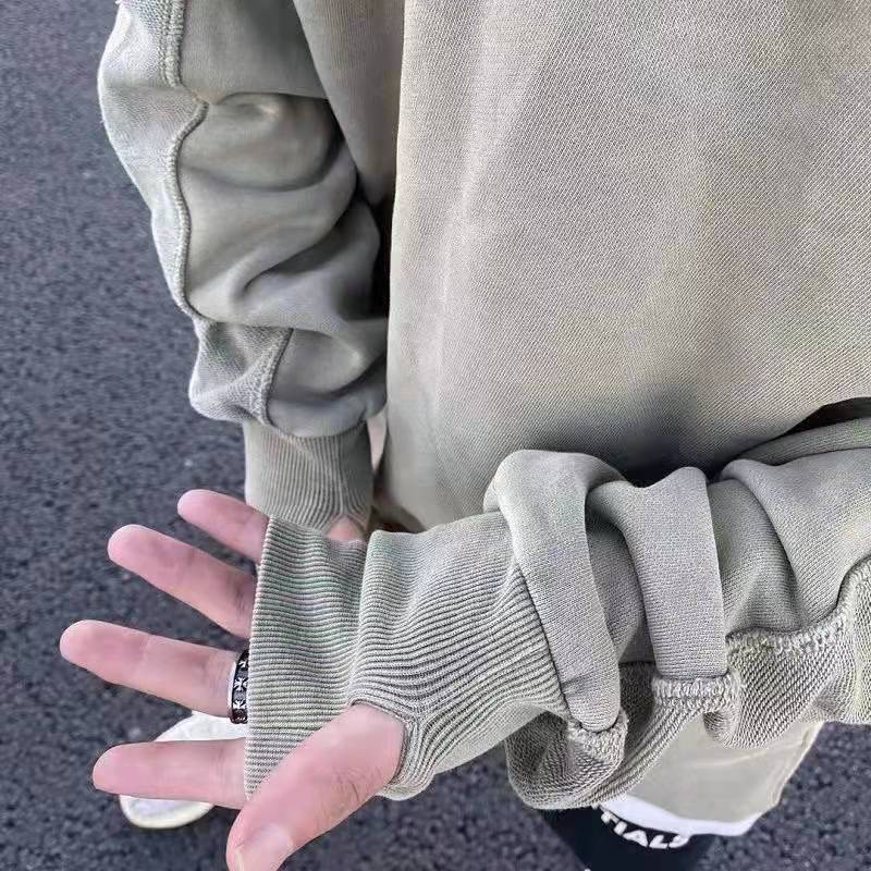 Áo Khoác Sweater Tay Dài Oversize Phong Cách Thời Trang Âu Mỹ Dành Cho Nữ